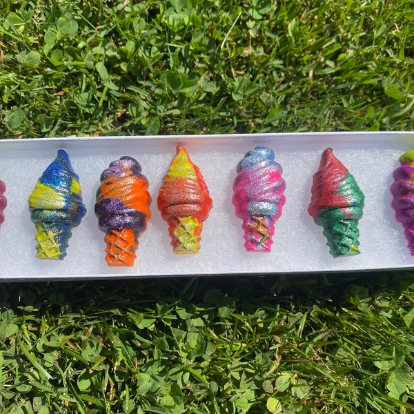 Ice Cream Cone Crayons