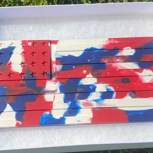 Large Flag Crayon