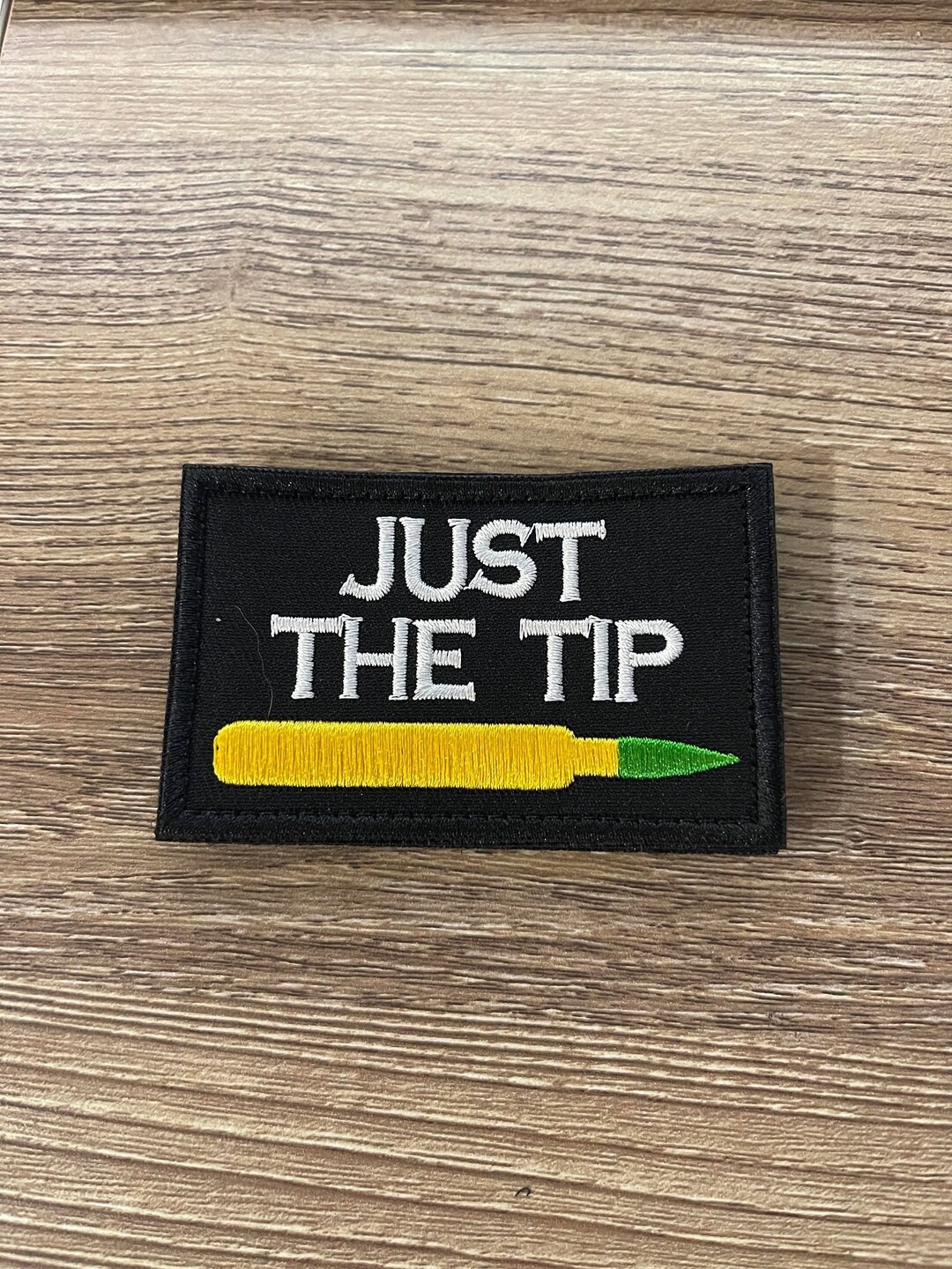 Tactical Embroidered Just the Tip Patch Iron-on Patch - Etsy