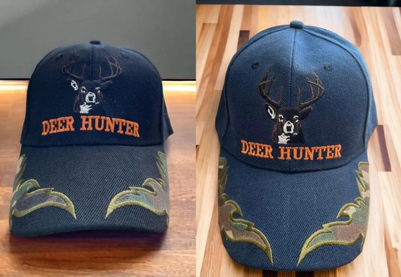 Embroidered Hat Adjustable Sports Deer Hat Sun Hat Protection Men Hats  Orlando Deer Hat Denim Baseball Cap Style 