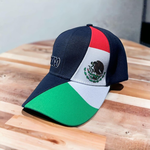Adjustable Mexico Flag Hat Embroidery Cap Adjustable Baseball Cap