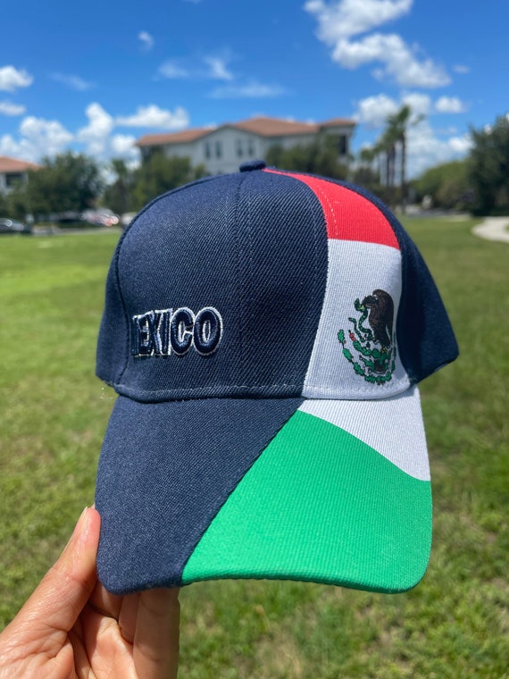 Adjustable Mexico Flag Hat Embroidery Cap Adjustable Baseball Cap