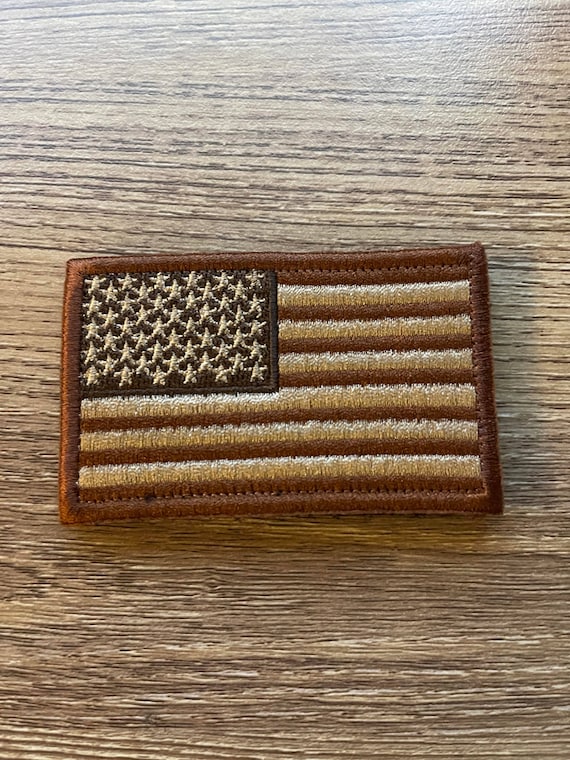 American Flag Patch Tactical USA US National Flag Velcro Patch for Jackets  Caps, Clothing Patch Removable Patch Embroidery Applique 