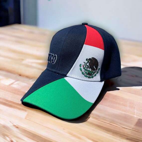 Adjustable Mexico Flag Hat | Embroidery Cap | Adjustable Baseball Cap | Mexico Hats | Hats for Men | Gifts for Mexicans
