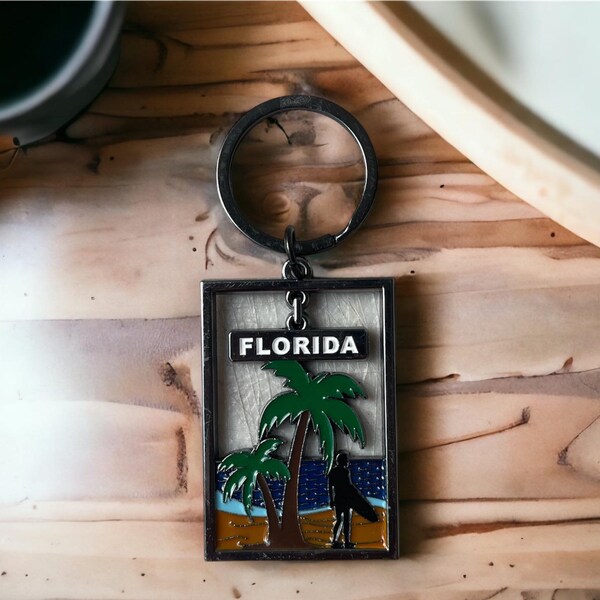 Florida Keychain Etsy