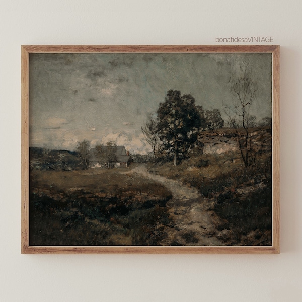 Country Road Wall Decor | Landscape Painting | Vintage Downloadable PRINTABLE Art Print