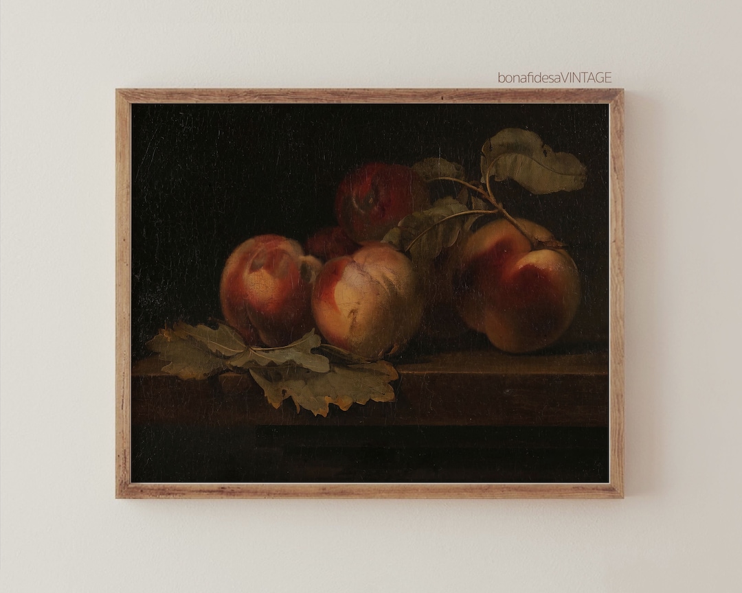 Oil Painting Kitchen Vintage Kitchen Wall Decor Downloadable Etsy