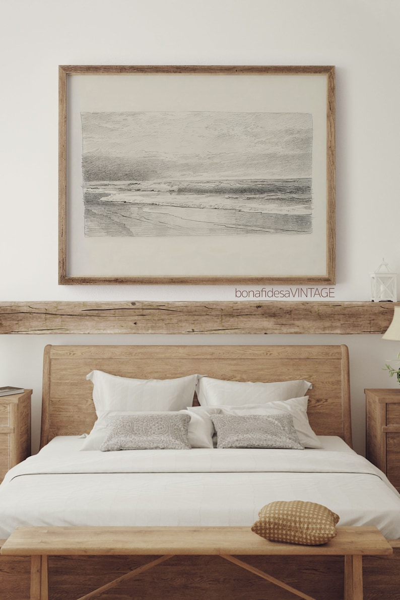 Vintage Coastal Artwork - Printable Wall Decor