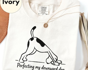 Downward Dog Yoga Shirt Dog Yoga Graphic Tee Funny Yoga Dog Shirt Yoga Lover Gift Pilates Yoga Humor Shirt Dog Lover Gift