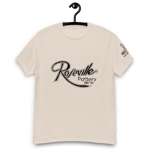 Roseville Pottery T-shirt Various Colors, Vintage Style from a retro brand.