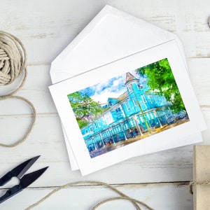Commander&#39;s Palace New Orleans Giclee Painting: NOLA Landmark Greeting Card