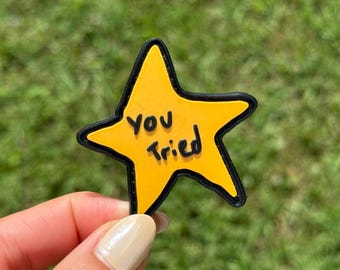You Tried Star Funny PVC Morale Patch