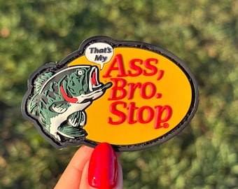 Bro Stop Meme Lustiger PVC Moral Aufnäher