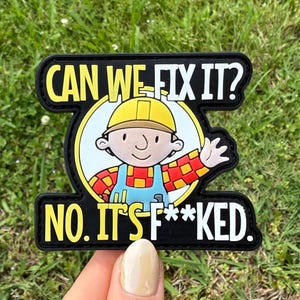 No It&#39;s F**cked Meme Funny PVC Morale Patch