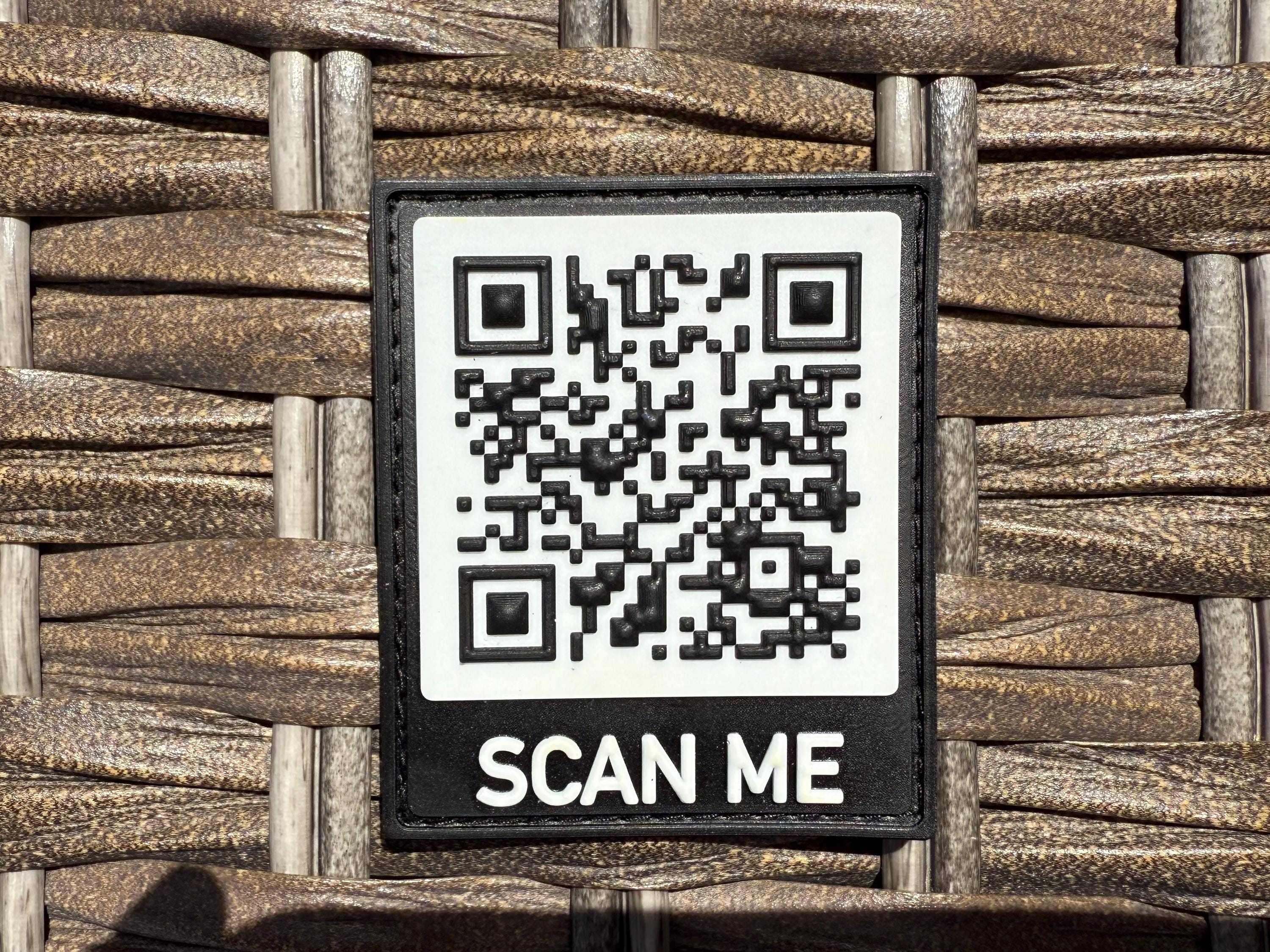Rick Roll QR Code Meme Funny PVC Morale Patch - Etsy