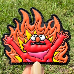 Hell Fire Hellmo Meme Funny PVC Morale Patch