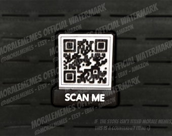 Deez Nuts QR Code Meme Divertente toppa morale in PVC