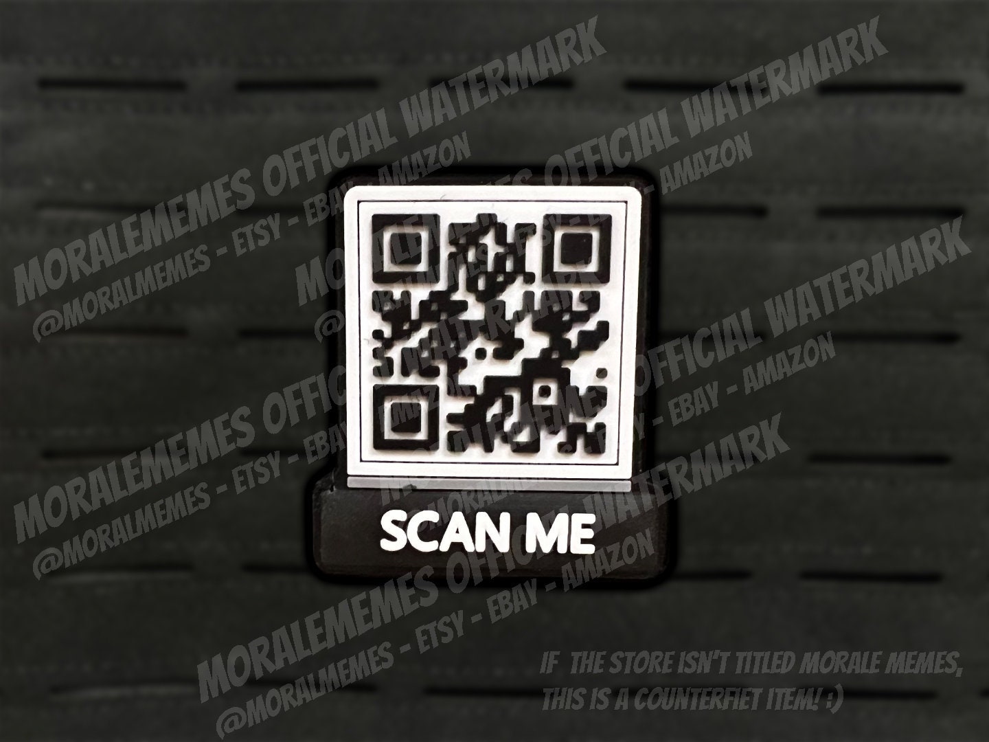 Deez Nuts QR Code Meme Funny PVC Morale Patch - Etsy