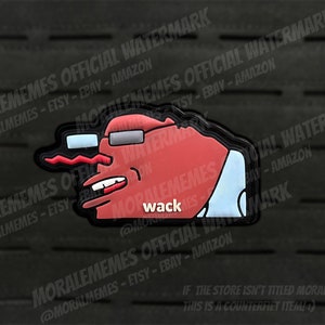 Wack Meme Funny PVC Morale Patch