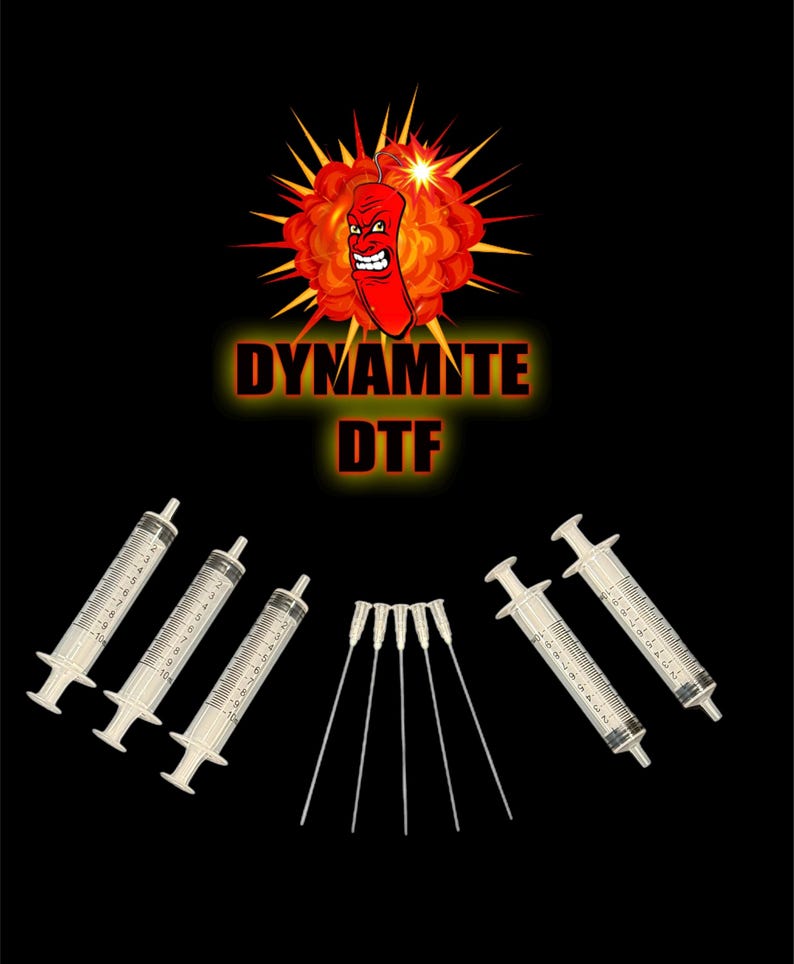 Dynamite DTF Ink Set: CMYK+W, 5 x 1 Liter Flaschen Bild 8