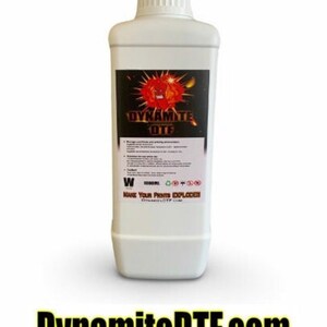 Dynamite DTF Ink Set: CMYK+W, 5 x 1 Liter Flaschen Bild 5