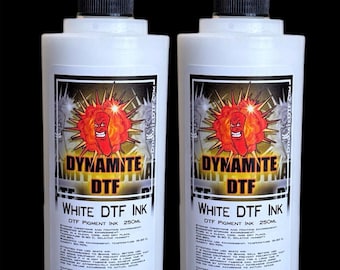 Dynamite White DTF Ink: 500ml for DTF  Printers