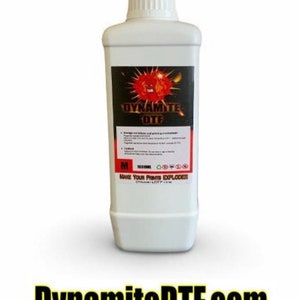 Dynamite DTF Ink Set: CMYK+W, 5 x 1 Liter Flaschen Bild 3