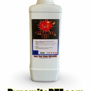Dynamite DTF Ink Set: CMYK+W, 5 x 1 Liter Flaschen Bild 2
