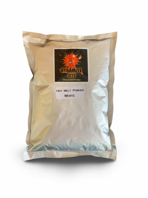 DTF Powder- White Hot Melt Adhesive Powder, 2.2 Pound Bag.