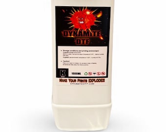 Black DTF Ink for DTF  Printers - 1 Liter Bottle