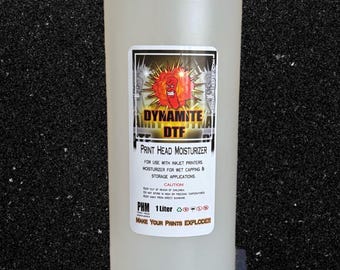 New - 1 Liter DTF Print Head Moisturizer Solution - for use with DTF & inkjet printers.