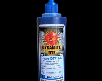 Cyan DTF Ink for DTF  Printers (250ml)