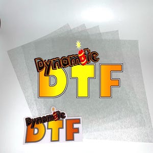 Glitter DTF P.E.T. Film A4 Sheets (8.25 x 11.75 inches)