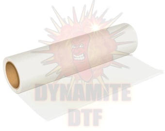 Filme PET em rolo DTF - 24 polegadas x 325 pés (60 cm x 100 m) brilhante de um lado.