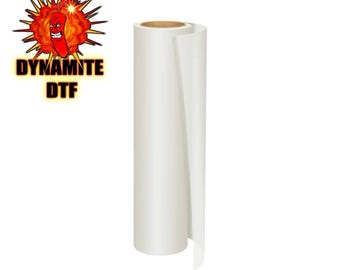 Rollo de película PET DTF mate doble de despegue en caliente - 24" x 328 pies