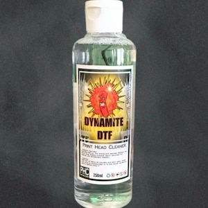 250ml DTF Print Head Cleaning Solution - for use with DTF & inkjet printers.