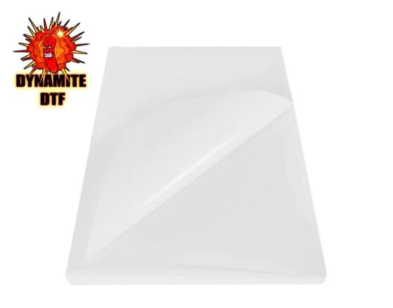 Dynamite UNIVERSAL Peel DTF Film Sheet: A3+ Size for Heat Transfers
