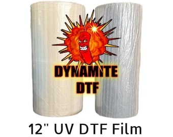 New: UV DTF Roll PET Film - 12 inches x 325 feet (30cm x 100m)