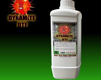 Fluorescent Green DTF Ink for DTF  Printers - 1 Liter Bottle