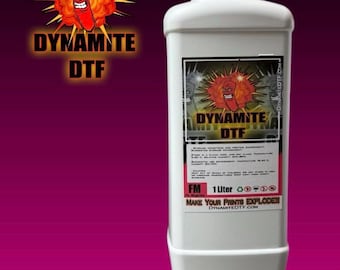 Fluorescent Magenta DTF Ink for DTF  Printers - 1 Liter Bottle