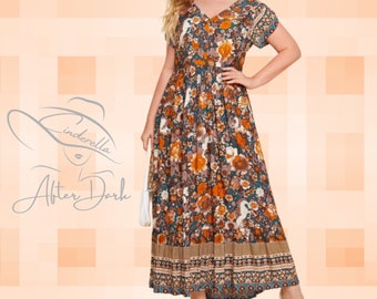 bohemian dress size 16