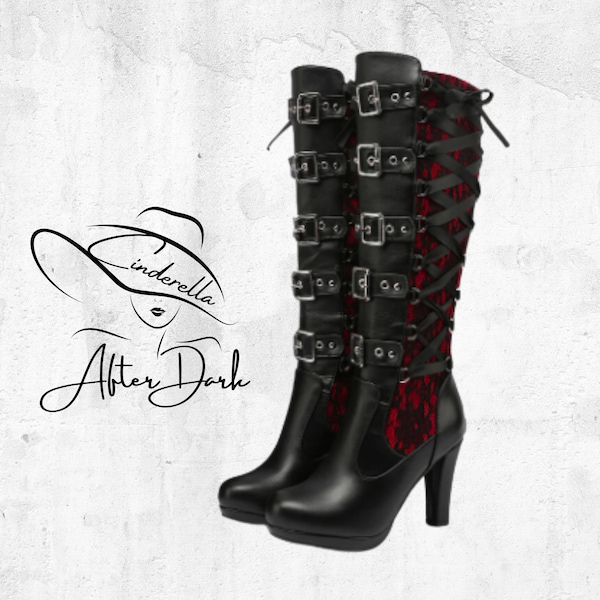 Goth Boots Etsy