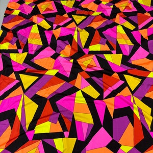 Printed spandex fabric