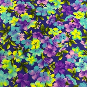 Printed spandex fabric