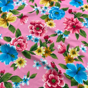 Printed spandex fabric