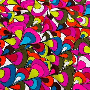 Bedrukte spandex stof