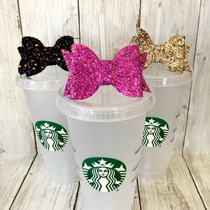 Blue Straw Bow Topper, Straw Topper Stanley, Simple Modern Straw Topper,  Bows for Stanley Iris, Starbucks Straw Topper, Bows for Tumblers 