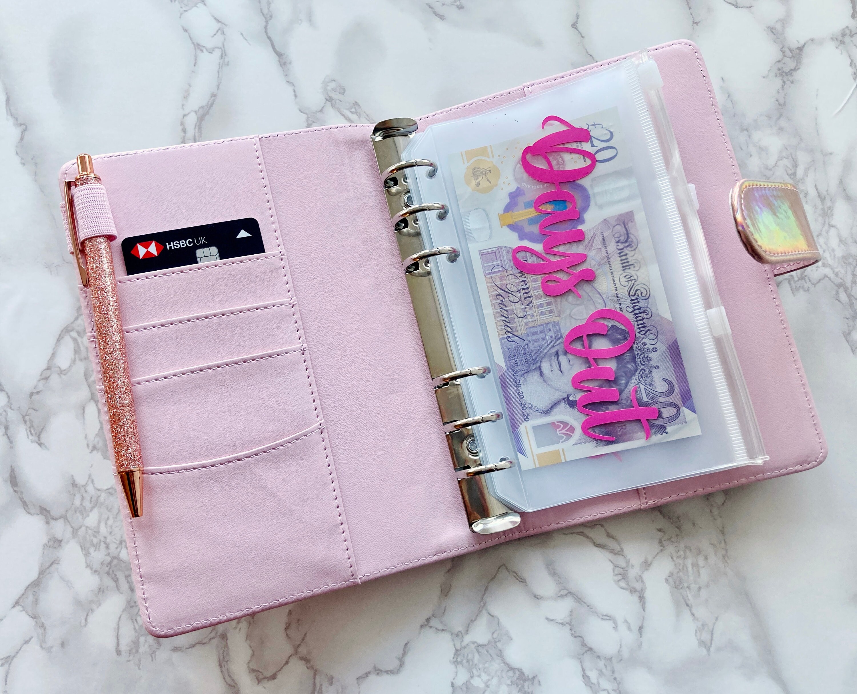 Personalised Budget Binder/money Wallet Accessories A5/A6 Etsy