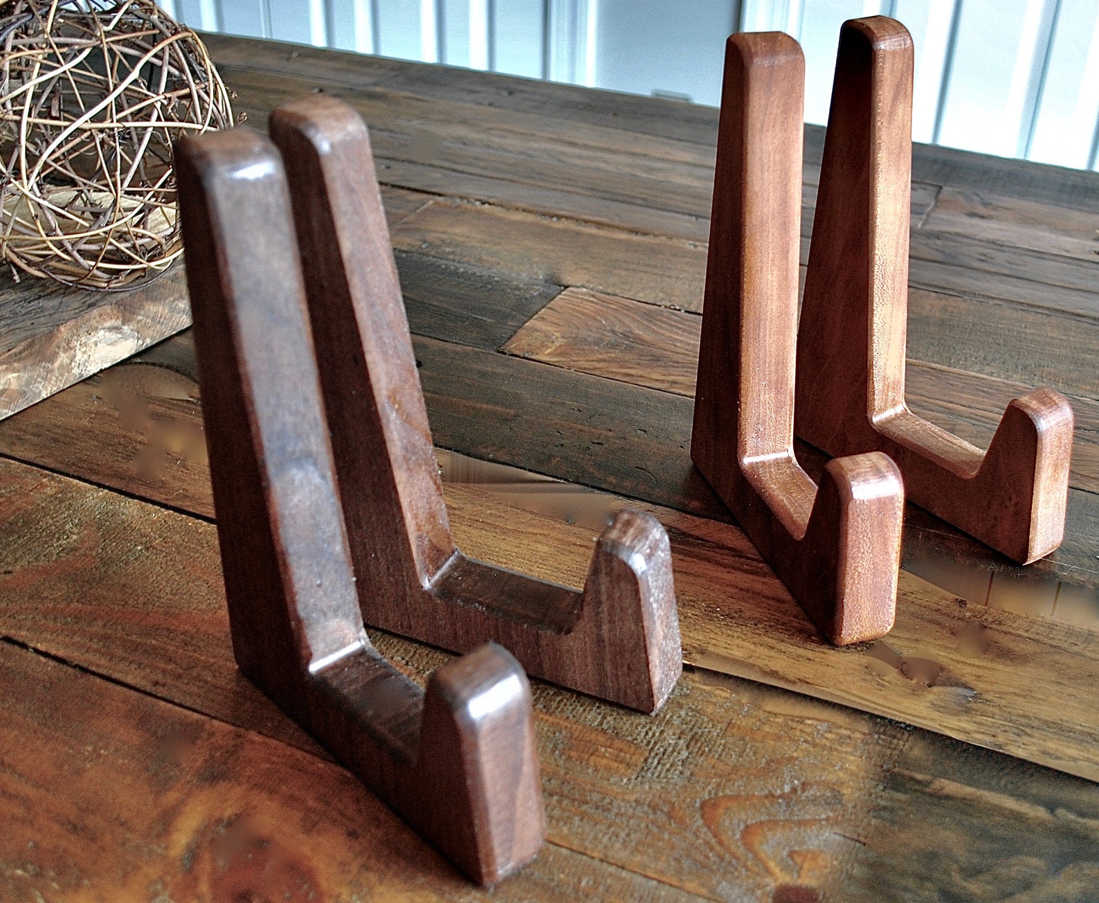Black Walnut OR Cherry Wood Cutting Board Display Stands/charcuterie