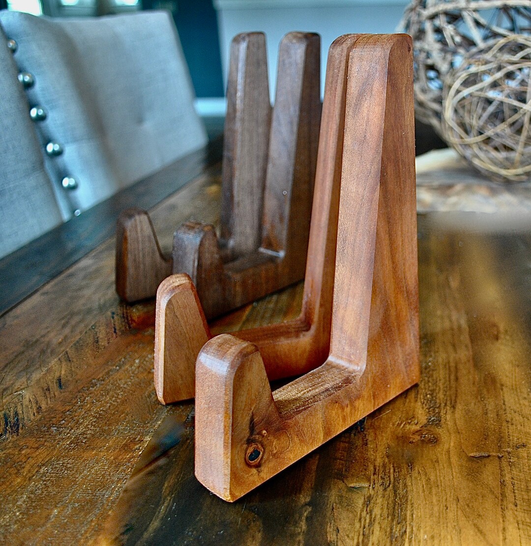 Black Walnut OR Cherry Wood Cutting Board Display Stands/charcuterie